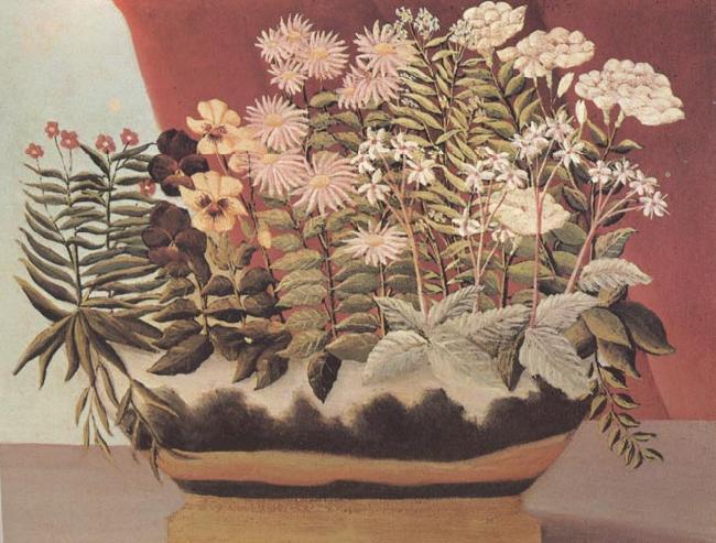Henri Rousseau Poet's Flowers Sweden oil painting art